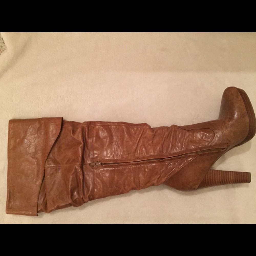 Jessica Simpson size 8 leather boots